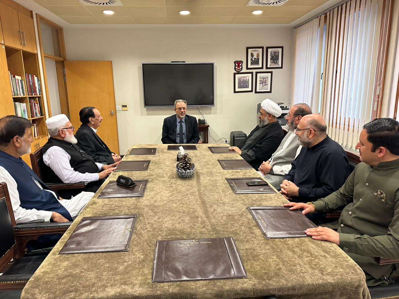 قومی القدس کمیٹی کی پاکستان میں ترکیہ کے سفیر مہمت پاچاجی سے ملاقات