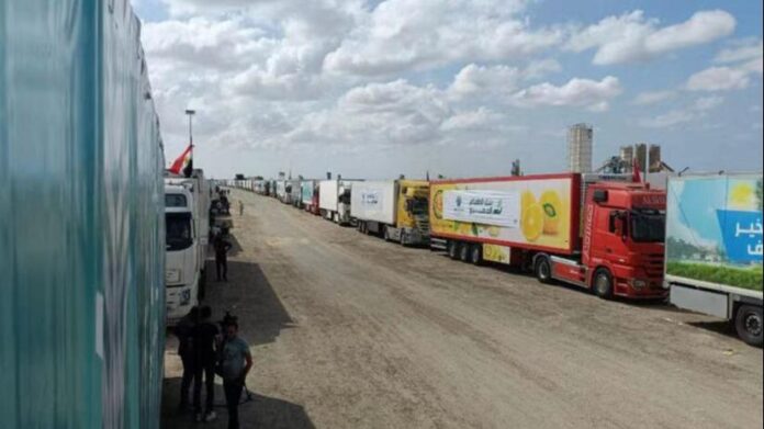 اقوام متحدہ کے ورلڈ فوڈ پروگرام کے 25 ٹرکوں کو غزہ میں داخلے کی سہولت فراہم