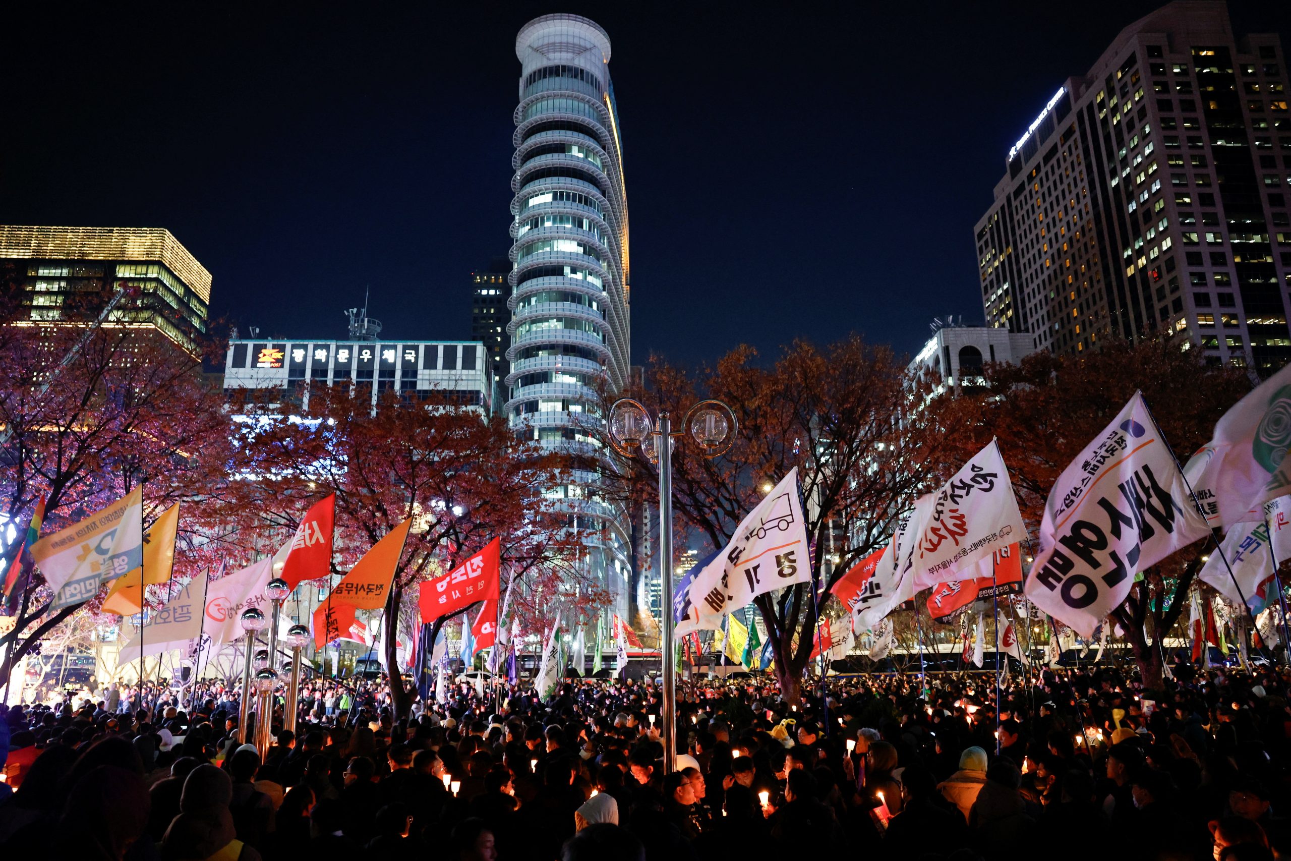 South Korea in Chaos as President Yoon’s Martial Law Decree Sparks Widespread Protests