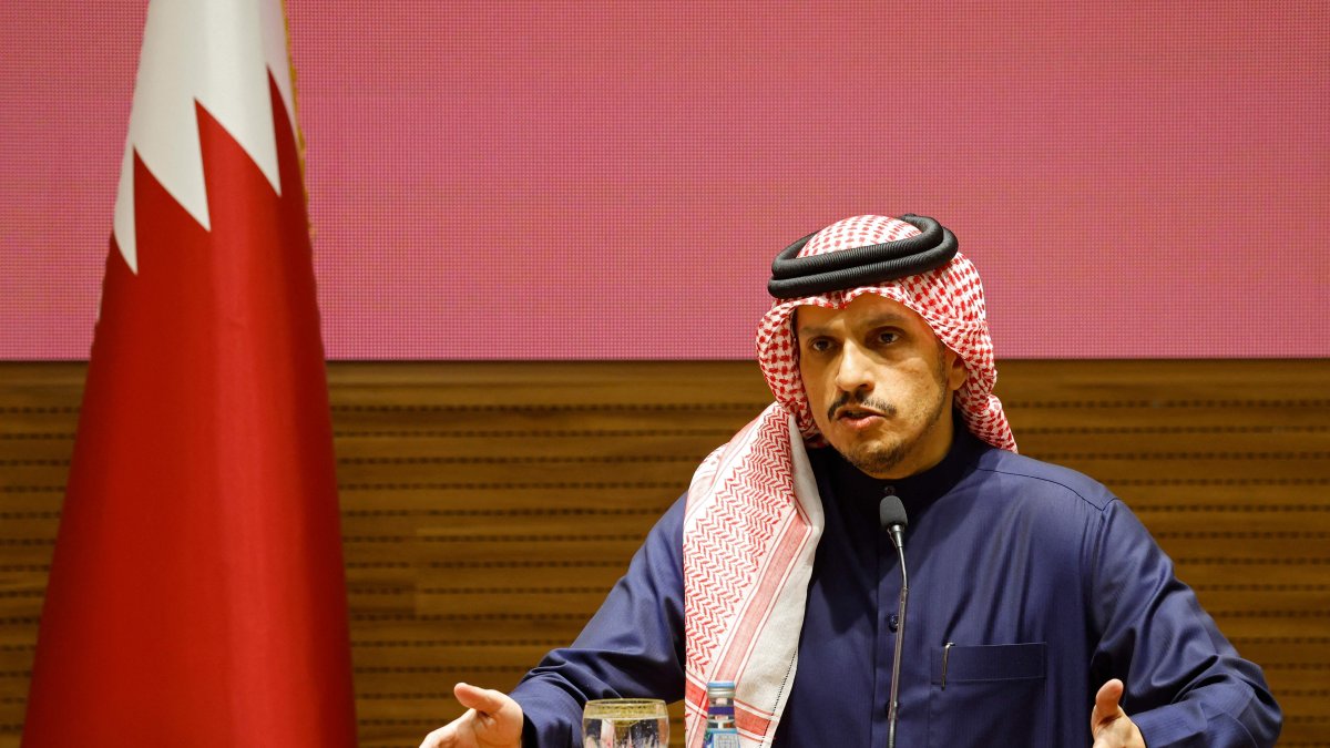 QATARI Prime Minister Abdulrahman Formally Announces Gaza Ceasfire Agreement