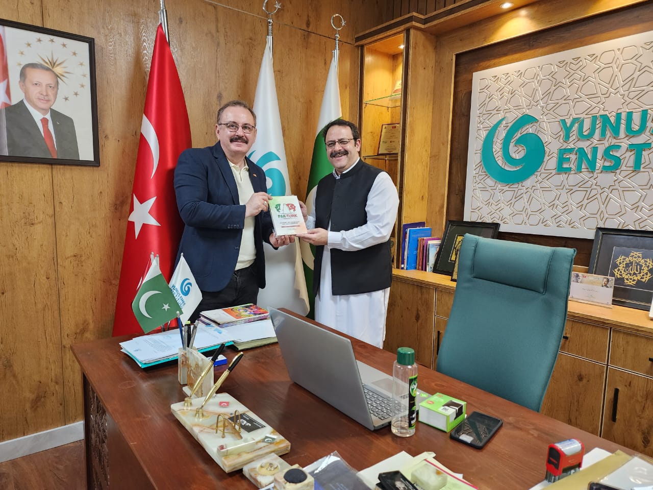 یونس ایمرے انسٹیٹیوٹ اسلام آباد میں نیشنل بُک فاؤنڈیشن کے وفد کی آمد