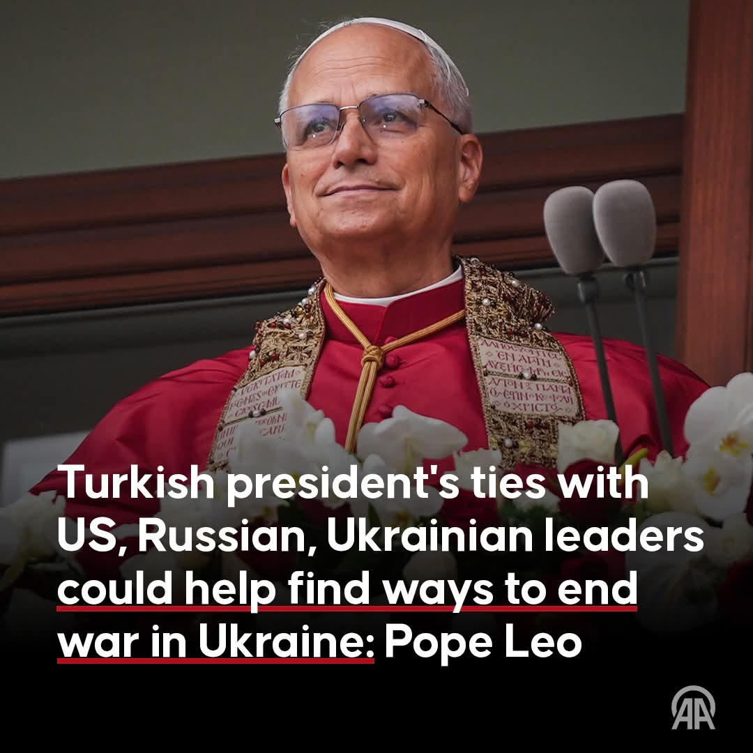 پوپ لیو XIV کا صدر ایردوان کے کردار پر اعتماد، ترکیہ کو بین المذاہب ہم آہنگی کی مثال قرار دے دیا