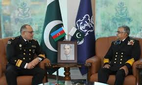 پاکستان اور آذربائیجان کی بحری افواج کے سربراہان کی ملاقات، دو طرفہ دفاعی تعاون مزید مضبوط بنانے پر اتفاق