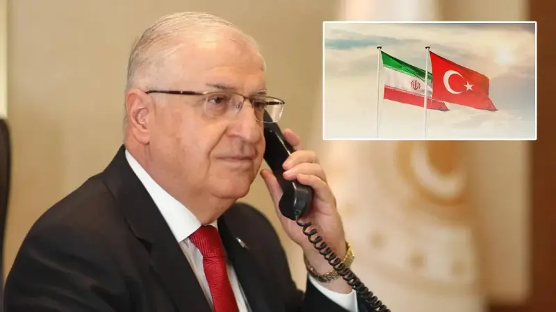 ترک وزیرِ دفاع کا ایرانی ہم منصب سے ٹیلیفونک رابطہ