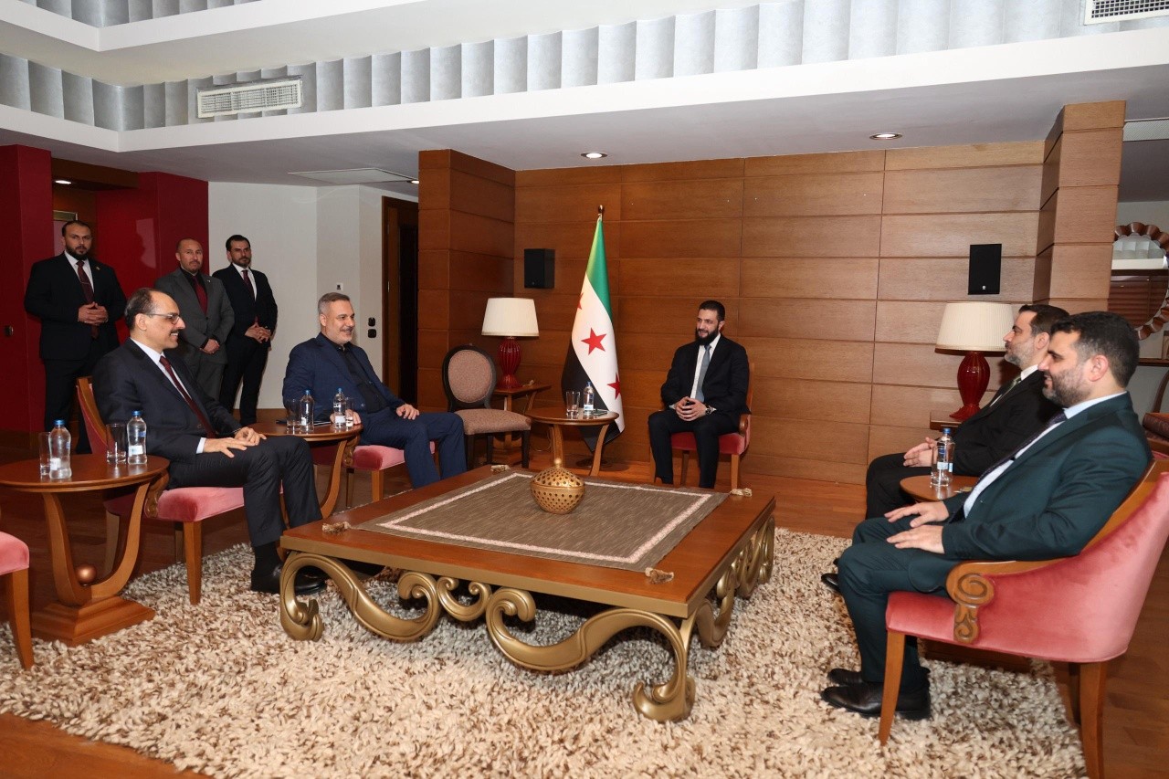 شامی صدر کی ترکیہ کے وزیر خارجہ حاقان فیدان اور ترک قیادت سے ملاقات