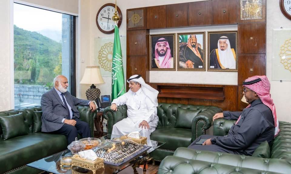 پاکستان میں سعودی سفیر نواف بن سعید المالک سے چئیرمین ہائی ایجوکیشن کمیشن ڈاکٹر نیاز احمد کی ملاقات