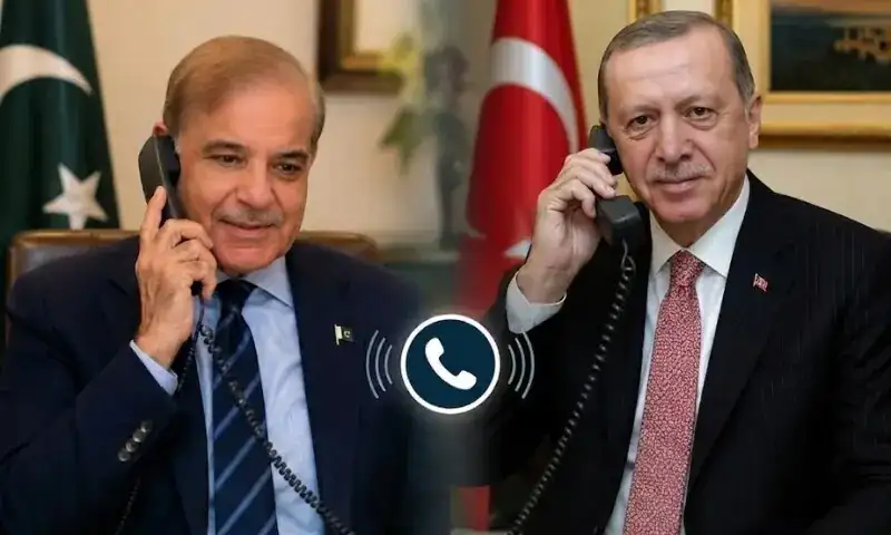 صدر ایردوان اور وزیراعظم شہباز شریف کا ٹیلیفونک رابطہ ، ثالثی کوششیں قیمتی قرار