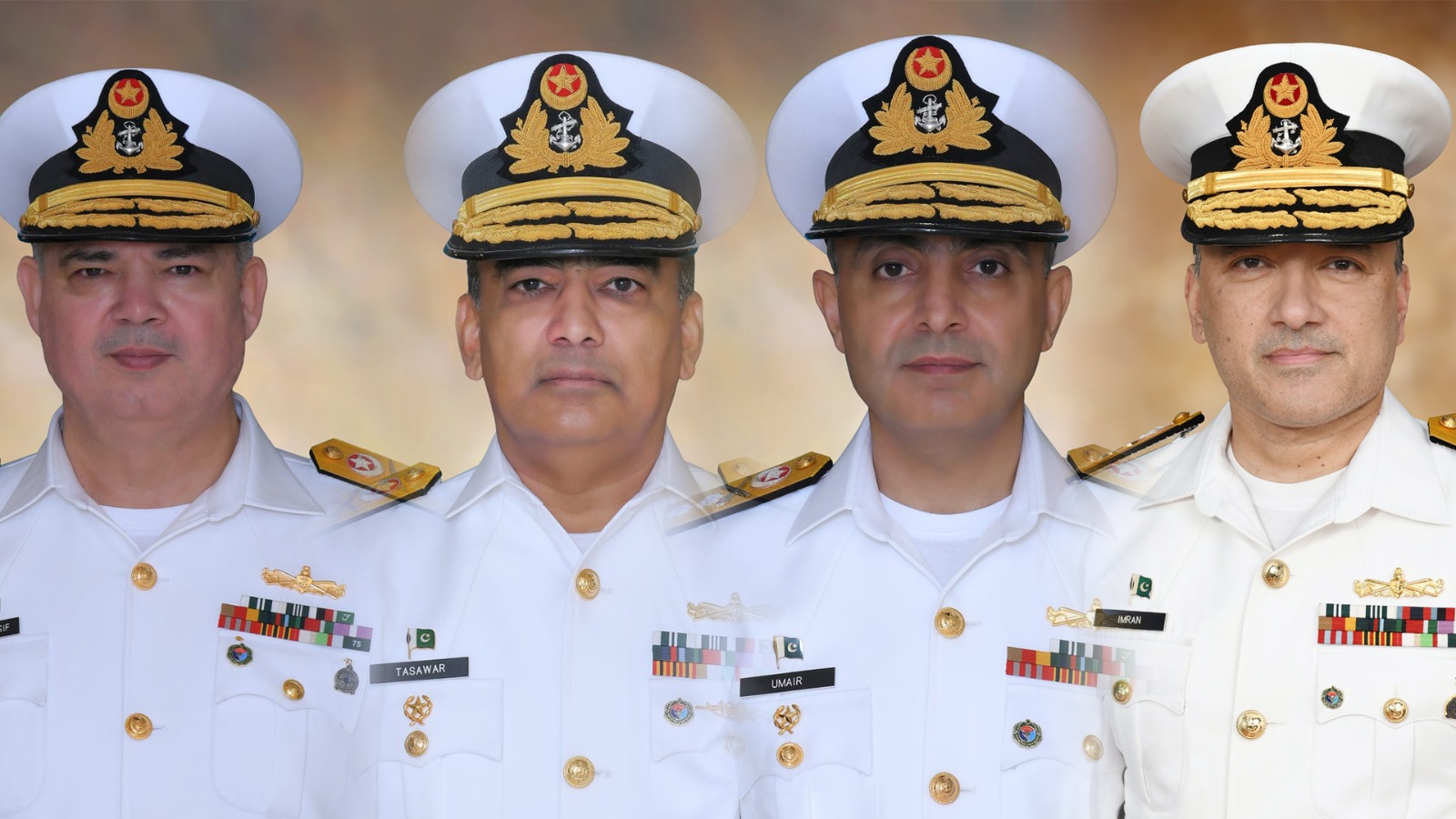 پاک بحریہ کے چار کموڈورز کو ریئر ایڈمرل کے عہدے پر ترقی دے دی گئی