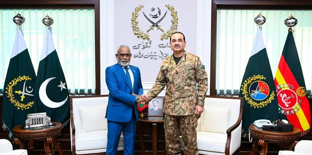 فیلڈ مارشل عاصم منیر سے مالدیپ کے اسپیکر کی ملاقات، علاقائی صورتحال اور دو طرفہ امور پر تبادلہ خیال کیا گیا